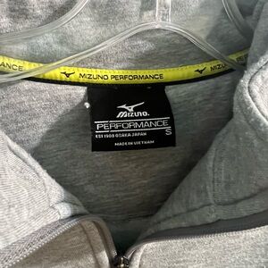 Mizuno Light Gray Performance Zip-Up size S